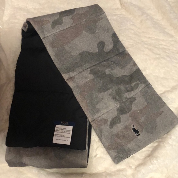 Ralph Lauren Polo Merino Wool Scarf